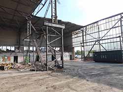 Industriehalle Nietleben - Abbruch, Separierung, Entsorgung