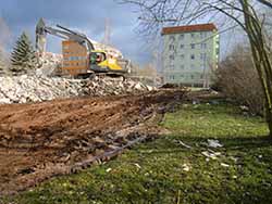 Sondershausen Wohnblock - Entkernung, Abbruch, Entsorgung, Geländeregulierung