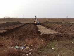 Wedringen - Erdarbeiten für archäologische Grabungen