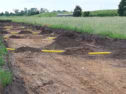 Wedringen - Erdarbeiten für archäologische Grabungen