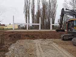 Mehringen Turnhalle Grundschule - Abbruch