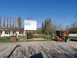 Mehringen Turnhalle Grundschule - Abbruch