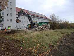 Halle (Saale) - Fliederwegkaserne - Abbruch und Entsorgung